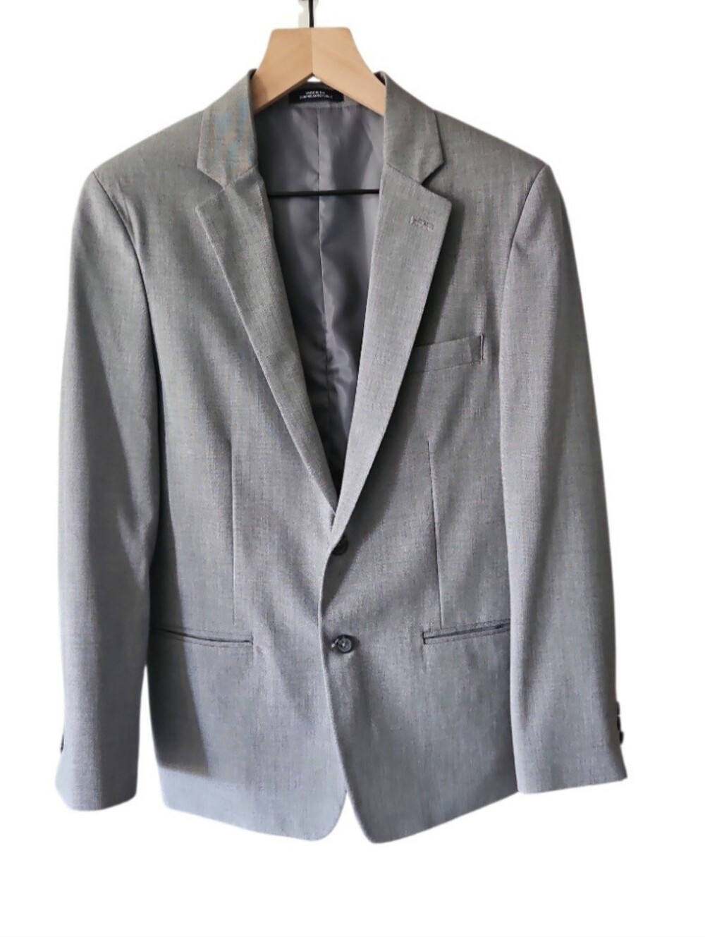 Chaps Big Boy Size 18R Light Gray Single-Breasted Blazer